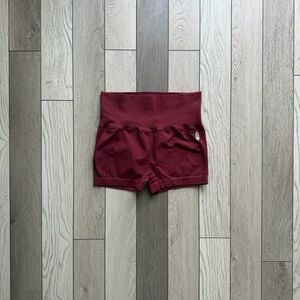 FP Movement by Free People High-Waist Burgundy Women’s Shorts size M